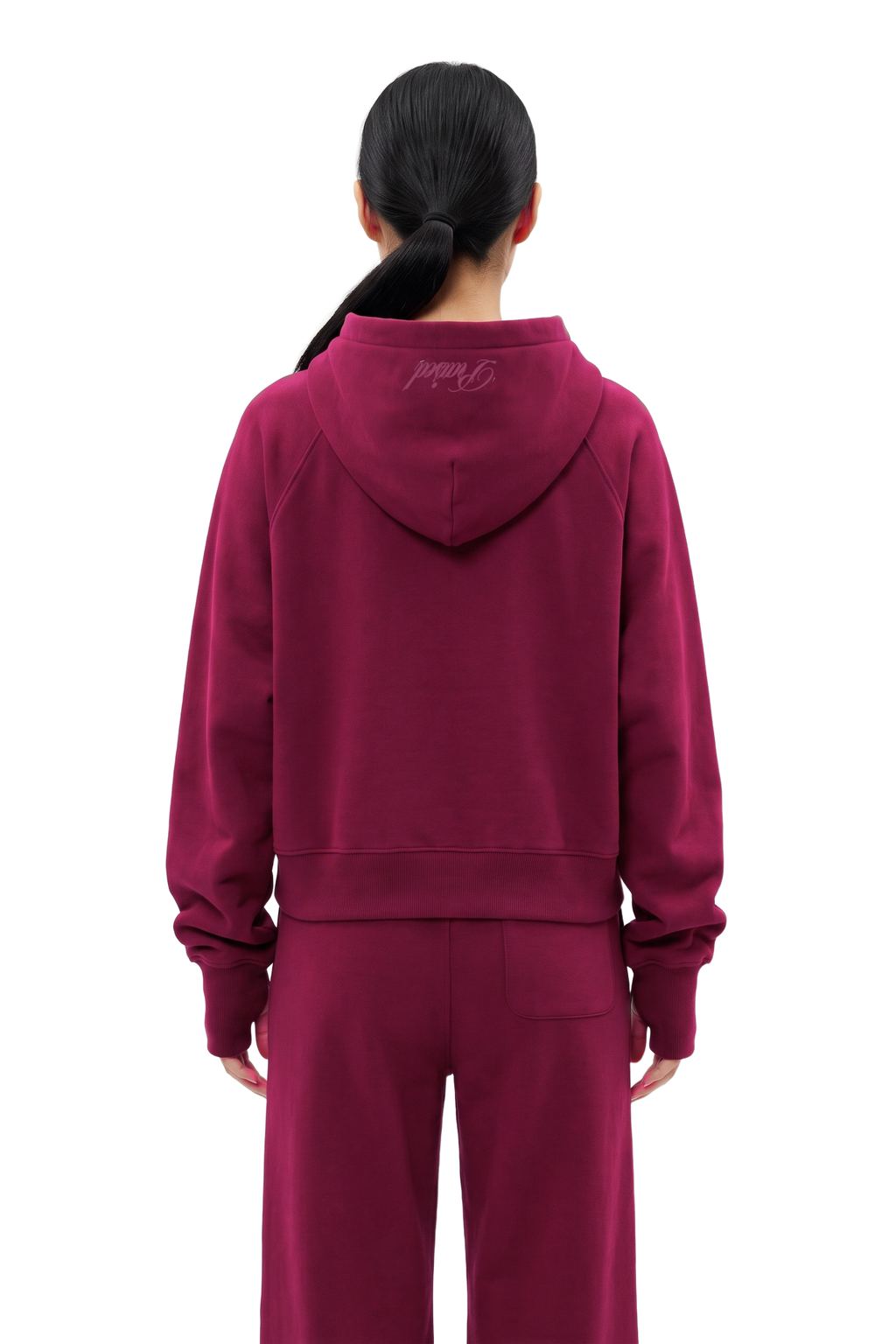 'BASED V2' Hoodie Burgundy