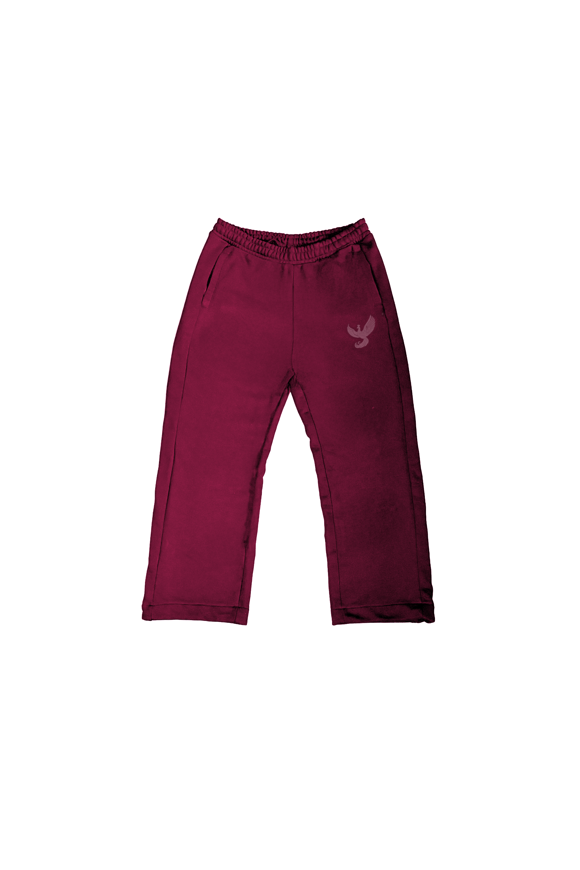 'BASED V2' Open Leg Jogger Burgundy